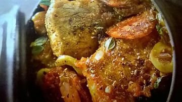 Sauté de veau aux olives et au chorizo