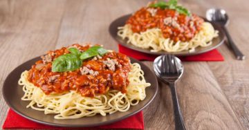 Spaghettis à la bolognaise F§B