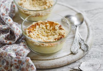 Petit flan croustillant aux œufs sans matières grasses