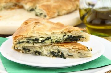 Spanakopita (feuilletés aux épinards et à la feta)