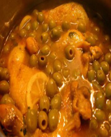 Tajine Poulet aux Olives et Pommes de Terre
