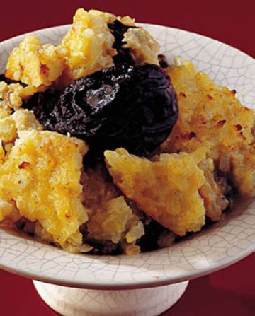 Gâteau de riz aux pruneaux