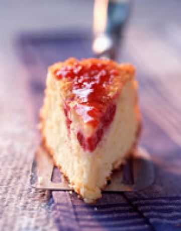 Gâteau noix de coco framboises