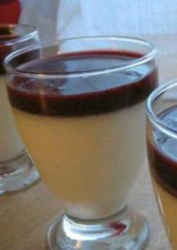 Panna cotta aux myrtilles