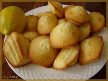 Madeleines au citron de cyril lignac