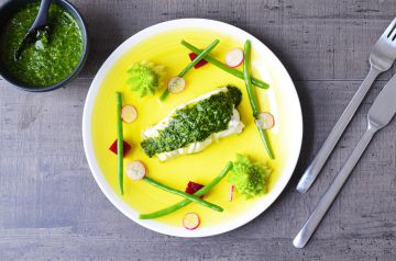 Dos de cabillaud au Mojo Verde
