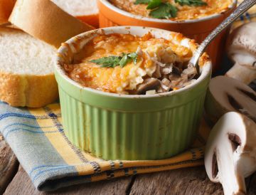 Mini tourtes aux champignons et à la feta