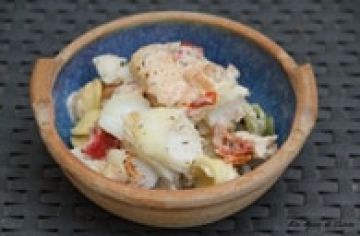 Dos de cabillaud aux tomates confites