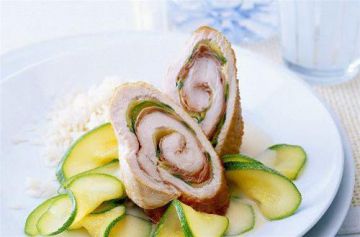 Paupiettes de dinde aux courgettes