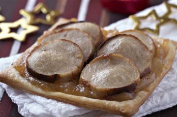 Feuilletés pommes boudin blanc