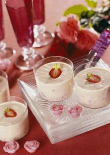 Sabayon glacé aux fraises