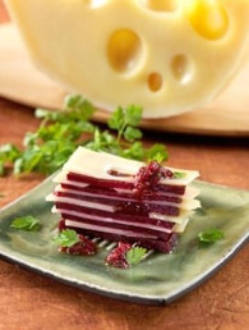 Millefeuille betterave et Emmental