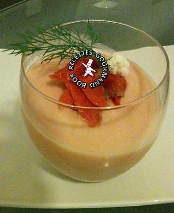 Panna Cotta de chou-fleur au saumon fumé