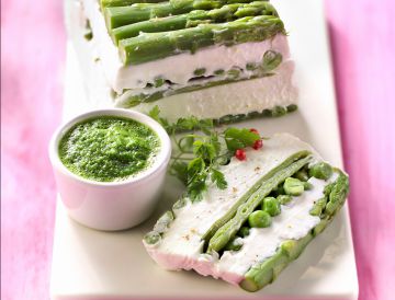 Terrine d’asperges à la feta
