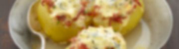 Pommes de terre farcies au bleu au fromage