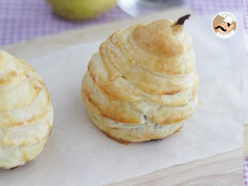 Poires feuilletées au cœur chocolat