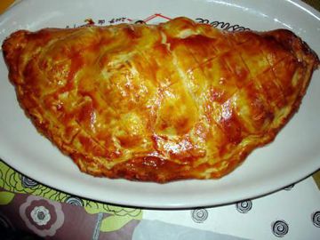 Chausson pomme de terre ,jambon et crème fraiche