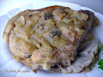 Rôti de porc à l'ail
