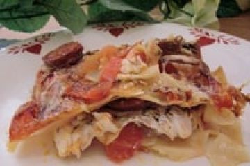 Gratin de cabillaud au chorizo