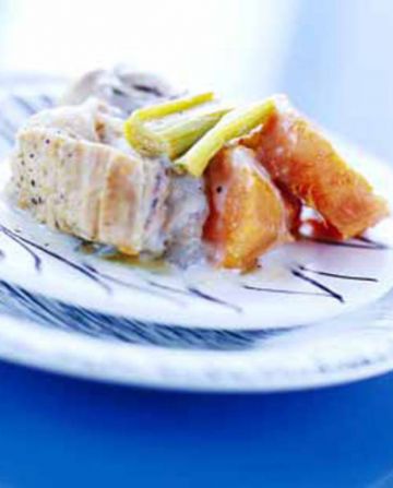 Blanquette de veau à l'orange et aux patates douces