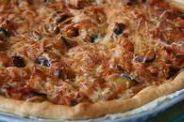 Tarte d'aubergine au thon