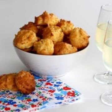 Gougères jambon et emmental
