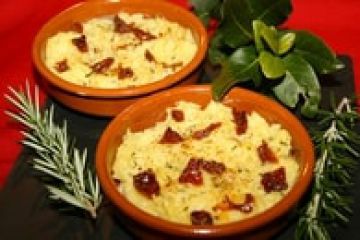Parmentier de harengs aux tomates séchées