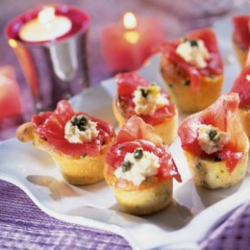 Muffins au thon frais et au raifort