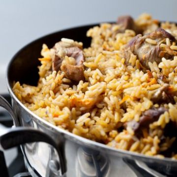 Riz pilaf au poulet