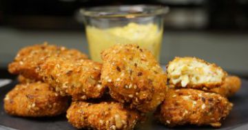 Nuggets de poulet et mayonnaise à l’indienne