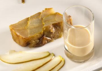 Terrine de poires, confiture de lait