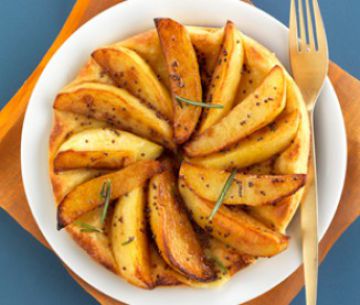 Tatin de Charlotte aux graines de moutarde