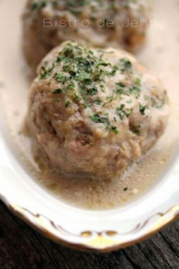 Spaghettis aux boulettes au bouillon de legumes