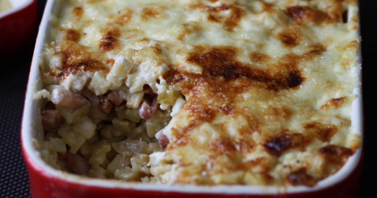 Croziflette à la moutarde