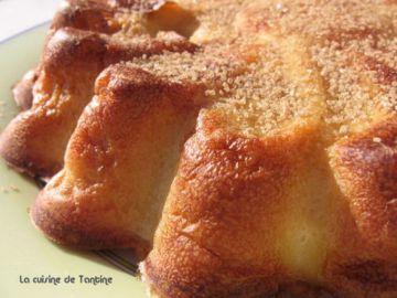 Clafoutis de poires au lait d'amande