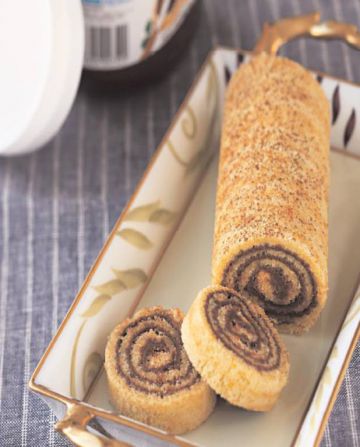 Gâteau roulé à l'orange et au Nutella®
