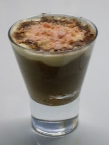 Tiramisu au chocolat en verrine