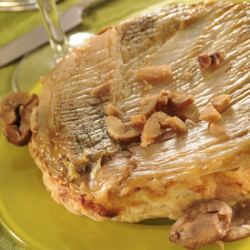 Tatin d'endives aux marrons