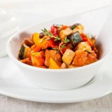 Piperade de ma grand-mère et son omelette