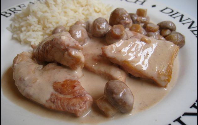 Poulet au porto light (ou au marsala) cookeo