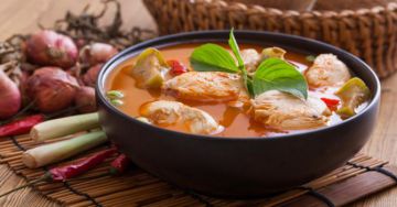 Recette de Curry rouge de poulet thaï fourchette et bikini