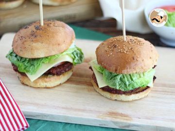 Burger végétarien aux haricots rouges