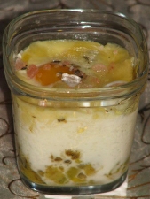Oeufs cocotte aux poireaux curry