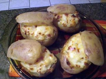 Pommes de terre au four aux lardons