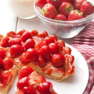 Tarte aux fraises simple