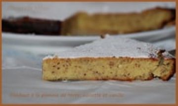 Fondant à la pomme de terre, noisette et vanille