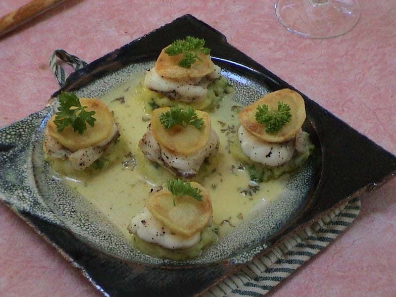 Lotte au beurre citronné