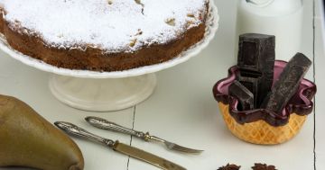 Gâteau poires-chocolat