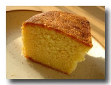 Cake aux amandes au rhum