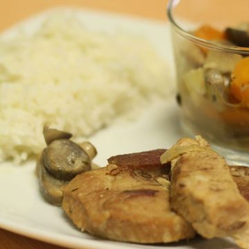 Sauté de porc aux petits légumes